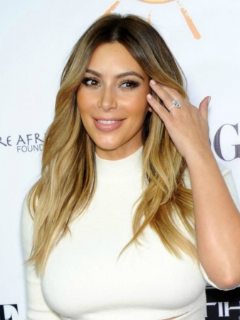 Kim Kardashian hair color
