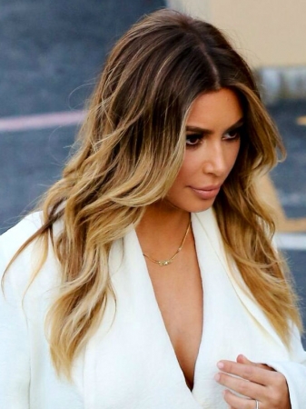 Kim Kardashian hair color