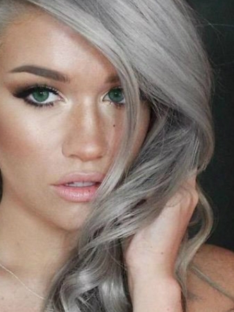 Grey hair color trends - How to dye your hair gray
