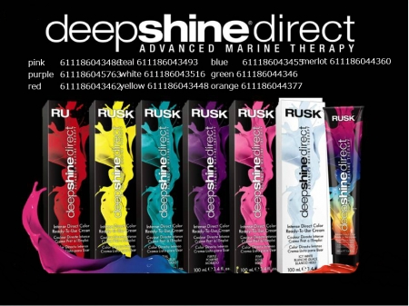 Deepshine color chart (RUSK)