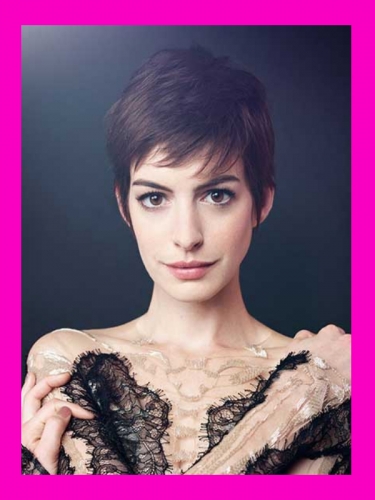 Anne Hathaway hair color