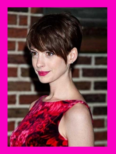 Anne Hathaway hair color