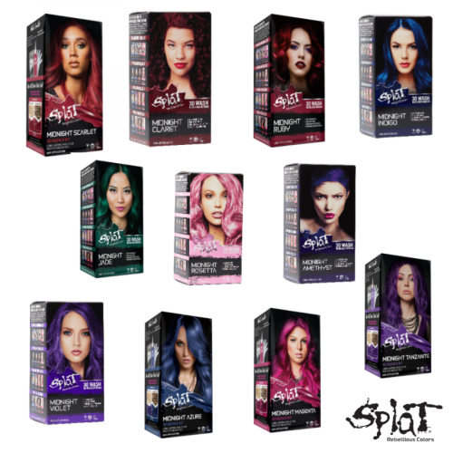 Splat Hair Color Chart